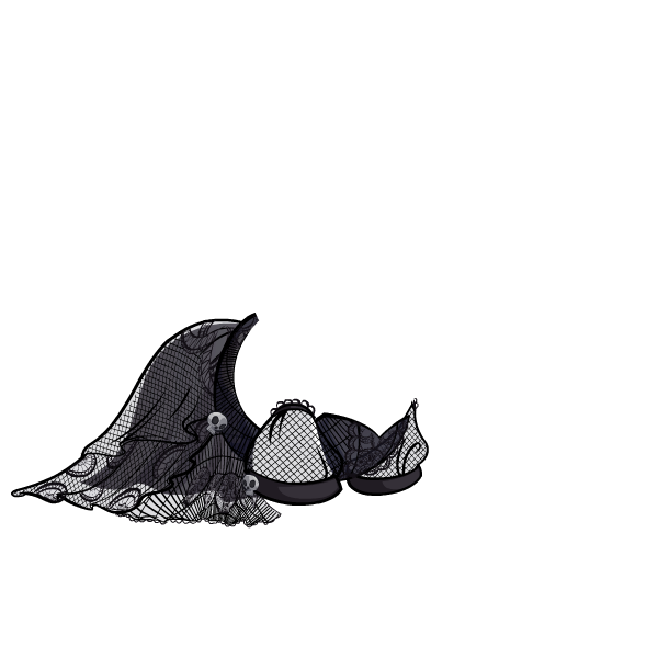 Gothic Snowbunny Gown | Neopets Wardrobe