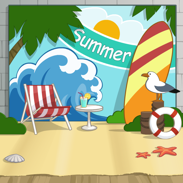 Summer Vibes Photobooth Background | Dress to Impress Summer Vibes Photobooth Background | Dress to Impress