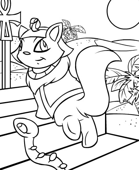 Neopets Coloring Pages 9