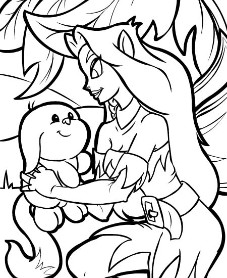 Neopets Coloring Pages 1