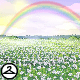 Thumbnail for Dyeworks White: Rainbow Field Background