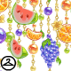 Fruit Garland Background Item