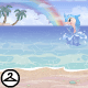 Thumbnail for Dyeworks Blue: Splashing Flotsam Beach Background