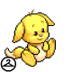 Thumbnail for Habbo Hotel Yellow Kacheek Companion Foreground