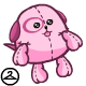 Thumbnail for Dyeworks Pink: Baby Overstuffed Warf Plushie