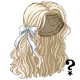 Thumbnail for MME33-S3a: Pale White Blonde Long Wig