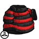 Thumbnail for Dyeworks Black: Grunge Striped Mutant Sweater