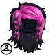 Thumbnail for Neon Pink Wig with Black Highlights