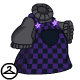 Thumbnail art for Dyeworks Void Black: Checkered Overall Dress and Sweater