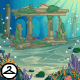 Thumbnail for Ocean Coral Covered Ruins Background