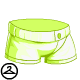 Thumbnail for Essential Pastel Lime Green Shorts