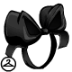 Dyeworks Black: Oversized Head Bow