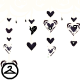 Thumbnail for Dyeworks Black: Gothic Heart Valentine Garland