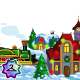 Thumbnail for Holiday Village Train Foreground