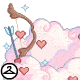 Thumbnail for Pixel Habbo Hotel Valentine Cloud Trinket
