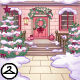 Thumbnail for Pretty Pink Holiday Doorstep Background