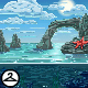 Thumbnail for Dyeworks Teal: Dusk in the Water Background