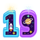 19th Birthday Digi-Invasion Wish Candle - r500