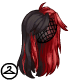 Thumbnail for Essential Red & Black Split Dye Wig