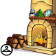 Warm your heart and mind by the sweet hearth of this Faerie Fireplace. This was given out by the Advent Calendar in Y22.
