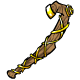 Laced Wooden Staff