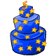 Starry Birthday Cake - r87
