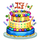 Neopets 17th Birthday Cake - r101