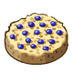 Blueberry Smothered Crumpet