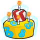 Fun Neopets 8th Birthday Cake