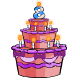 Tiered Neopets 8th Birthday Cake