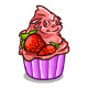 Strawberry Koi Cupcake