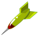 This poison dart has been known to be
used by thieves and assassins.  Be very careful how you handle it! One Use.