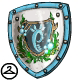 This Maraqua themed shield will look great hanging in your closet, or out in the Battledome!