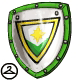 This Brightvale themed shield will look great hanging in your closet, or out in the Battledome!