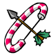 Candy Cane Bow and Arrow
