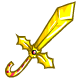 Golden Candy Cane Sword