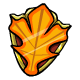 Earth Faerie Autumn Leaf Shield