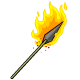 A magical spear with added fire powers!
