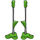Green Attack Stilts