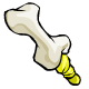 Golden Lupe Bone Sword