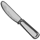 Silver Butter Knife