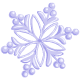 Blueberry Snowflake