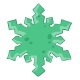Be vary careful when handling this snowflake, it is poisonous after all! One Use.