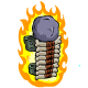Flaming Shield Of Fire - r87