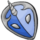 Silver Uni Kite Shield