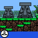 8-Bit Mystery Island Background