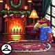 Thumbnail art for 8-bit Fireplace Background