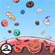 Thumbnail for Raining Doughnuts Background