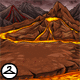 Tyrannian Volcano Lair Background