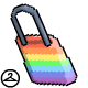 Thumbnail for Pixel Habbo Hotel Rainbow Bag Trinket